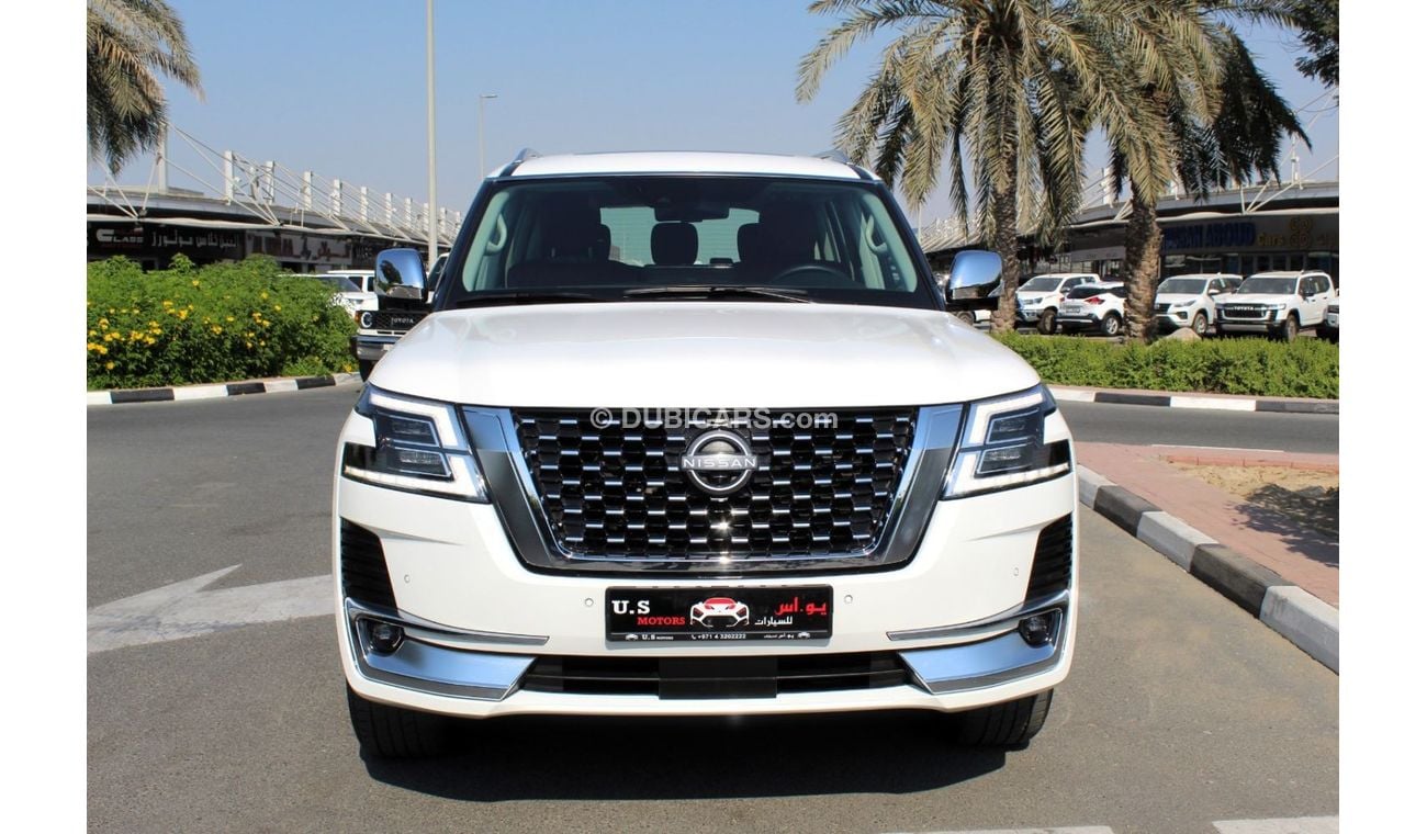 نيسان باترول LE Platinum City 5.6L 2023 GCC WITH AGENCY WARRANTY & SERVICE CONTRACT IN MINT CONDITION