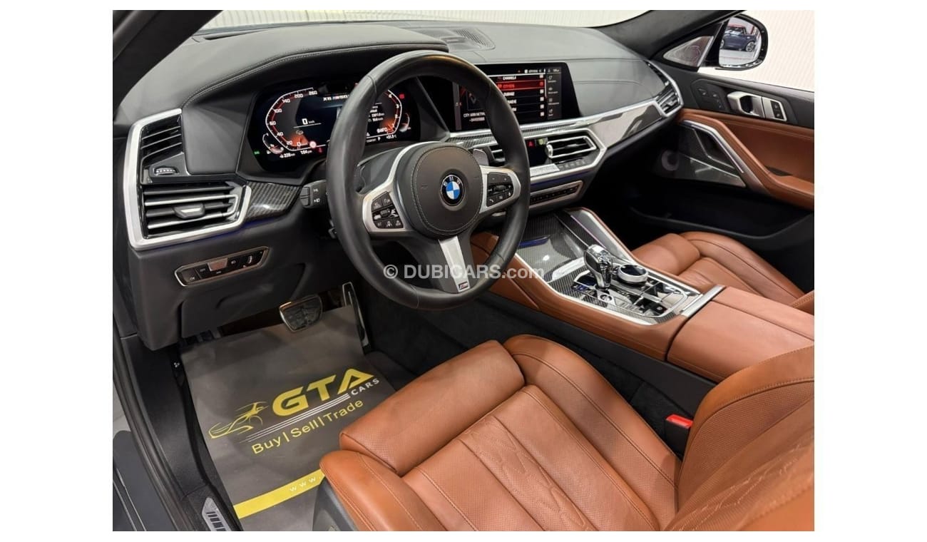 بي أم دبليو X6 2023 BMW X6 M50i, Apr 2028 BMW Warranty + Service Package, Full Service History, GCC