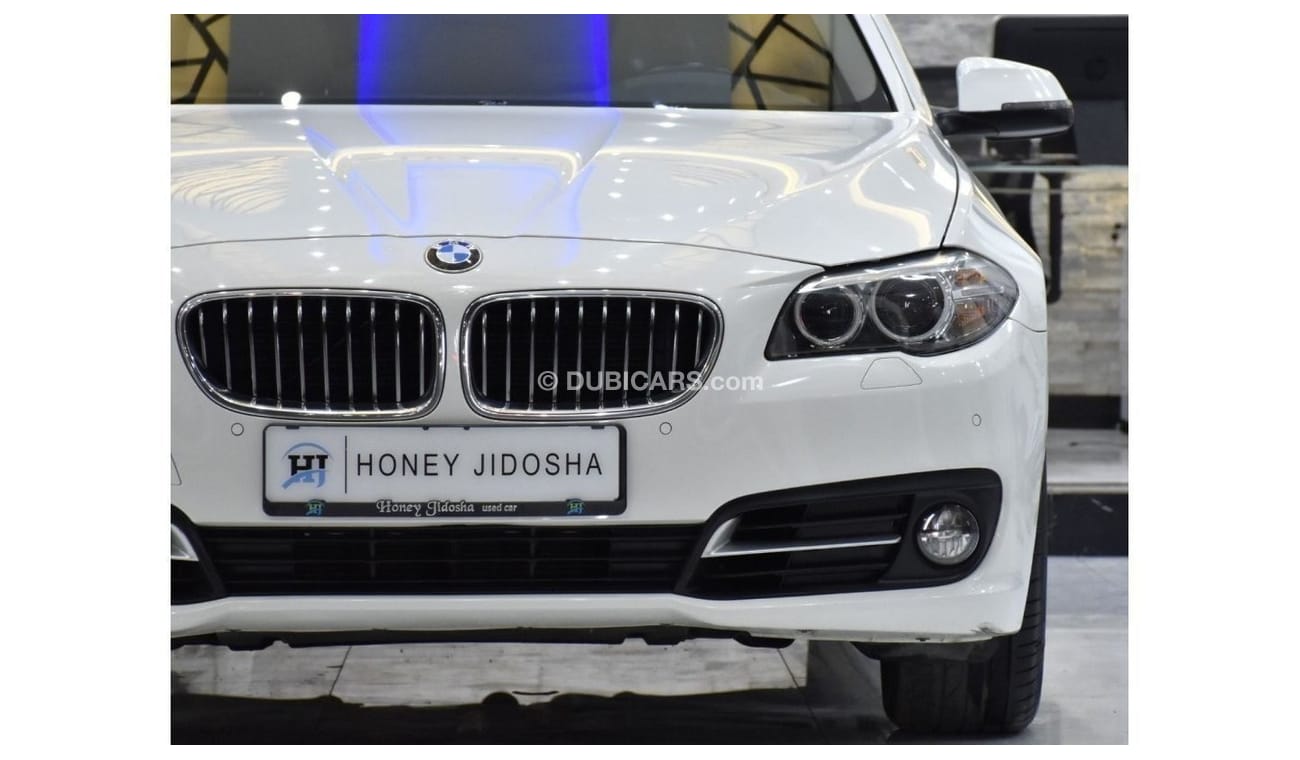 بي أم دبليو 520i EXCELLENT DEAL for our BMW 520i ( 2015 Model ) in White Color GCC Specs