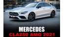 مرسيدس بنز CLA 250 Premium 2.0L MERCEDES CLA250 2021 - CLEAN TITLE - 2,200 AED / MONTH BANK FINANCING