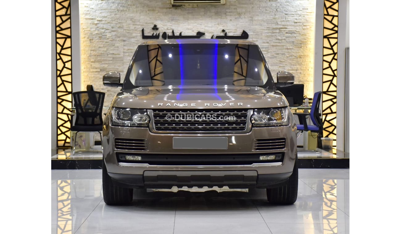 Land Rover Range Rover Vogue SE Supercharged EXCELLENT DEAL for our Range Rover Vogue SE Supercharged ( 2016 Model ) in Brown Color GCC Specs