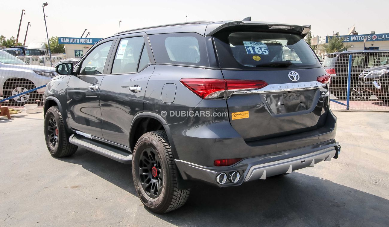 Toyota Fortuner With TRD body kit Grey