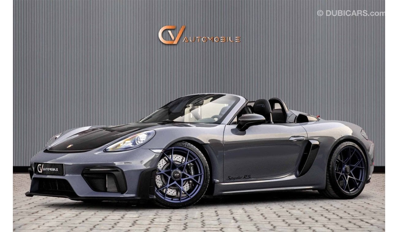 Porsche 718 Boxster Spyder RS - GCC Spec - With Warranty