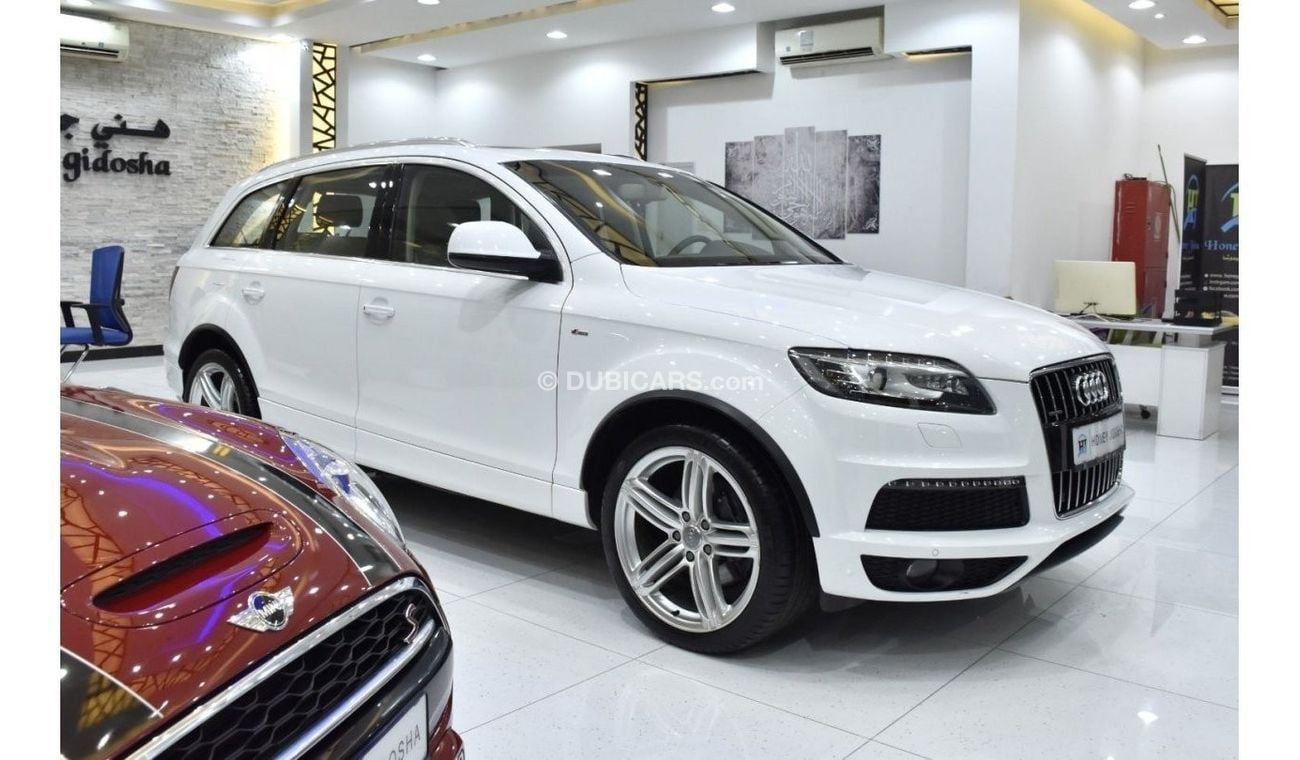 Audi Q7 EXCELLENT DEAL for our Audi Q7 S-Line 4.2L QUATTRO ( 2010 Model ) in White Color GCC Specs