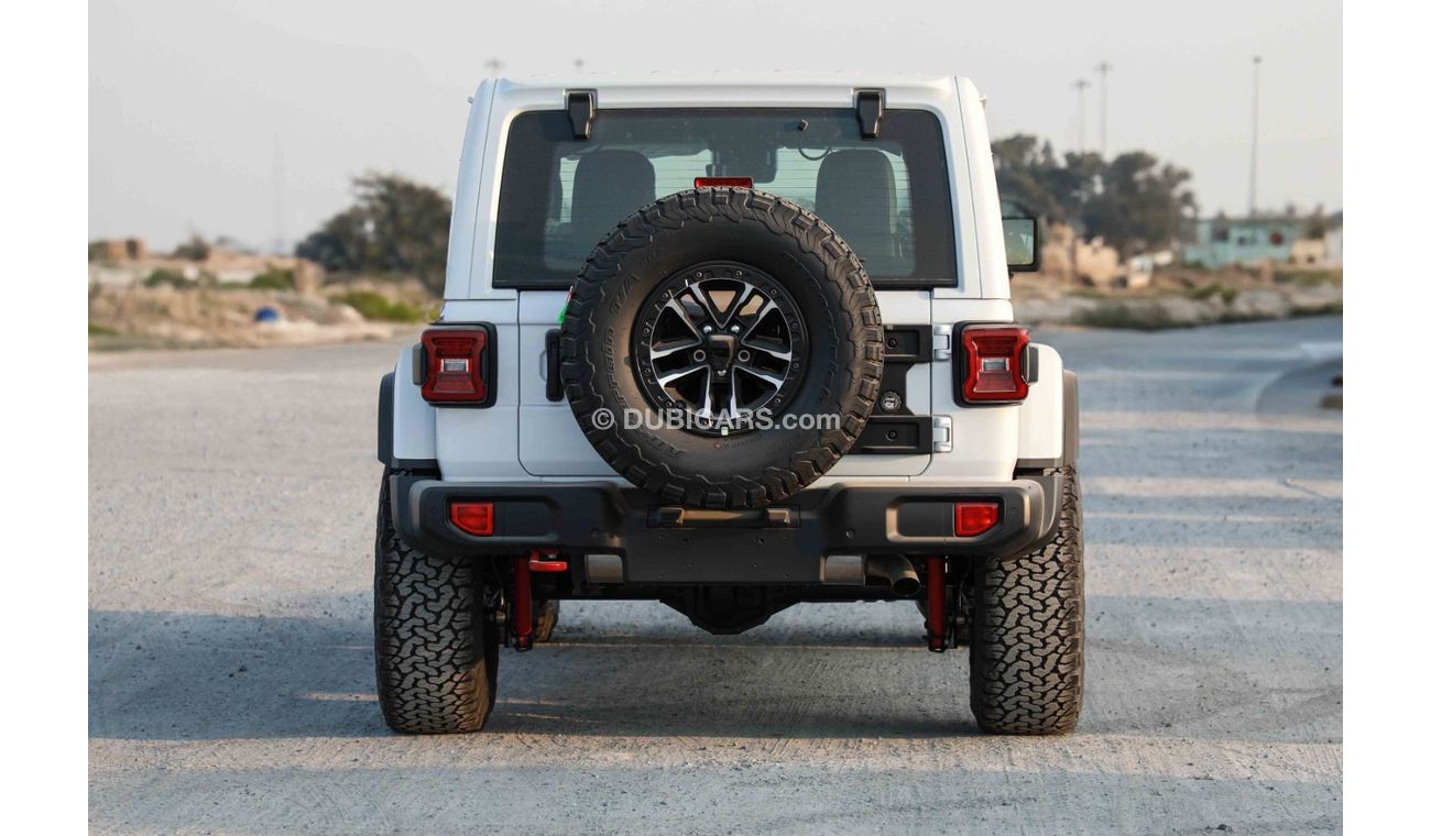 جيب رانجلر 2024 Jeep Wrangler Rubicon Xtreme 2.0L Turbo – White inside Black & Red | Export Price