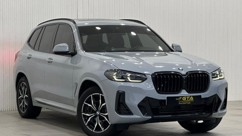 BMW X3 xDrive 30i 2022 BMW X3 XDrive30i, 04/01/28 Agency Warranty + Service Contract, Full Agency Service H