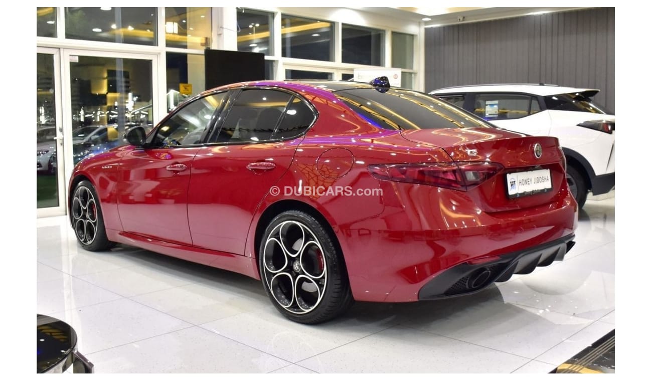 Alfa Romeo Giulia EXCELLENT DEAL for our Alfa Romeo Giulia Q2 Veloce ( 2023 Model ) in Red Color GCC Specs