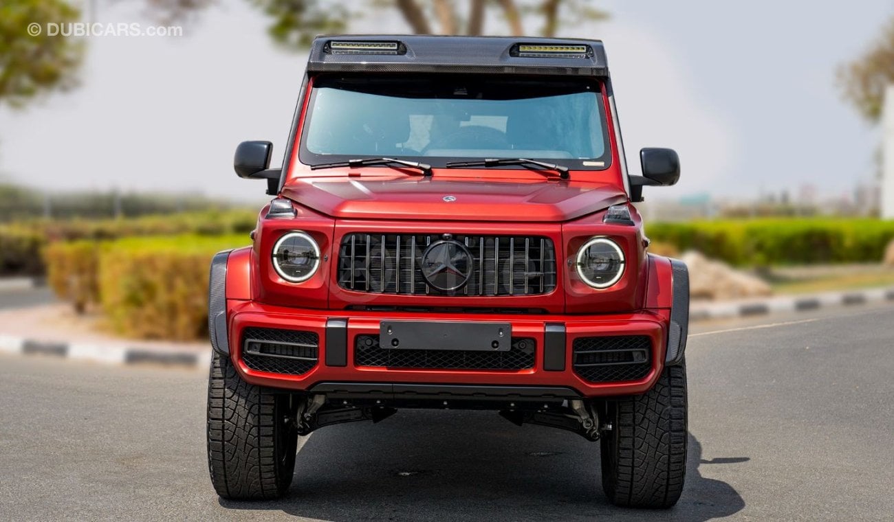 مرسيدس بنز G 63 AMG 4X4² MAGNO RED MARVEL WITH AMG NIGHT PACKAGE II, BURMESTER SURROUND SYSTEM