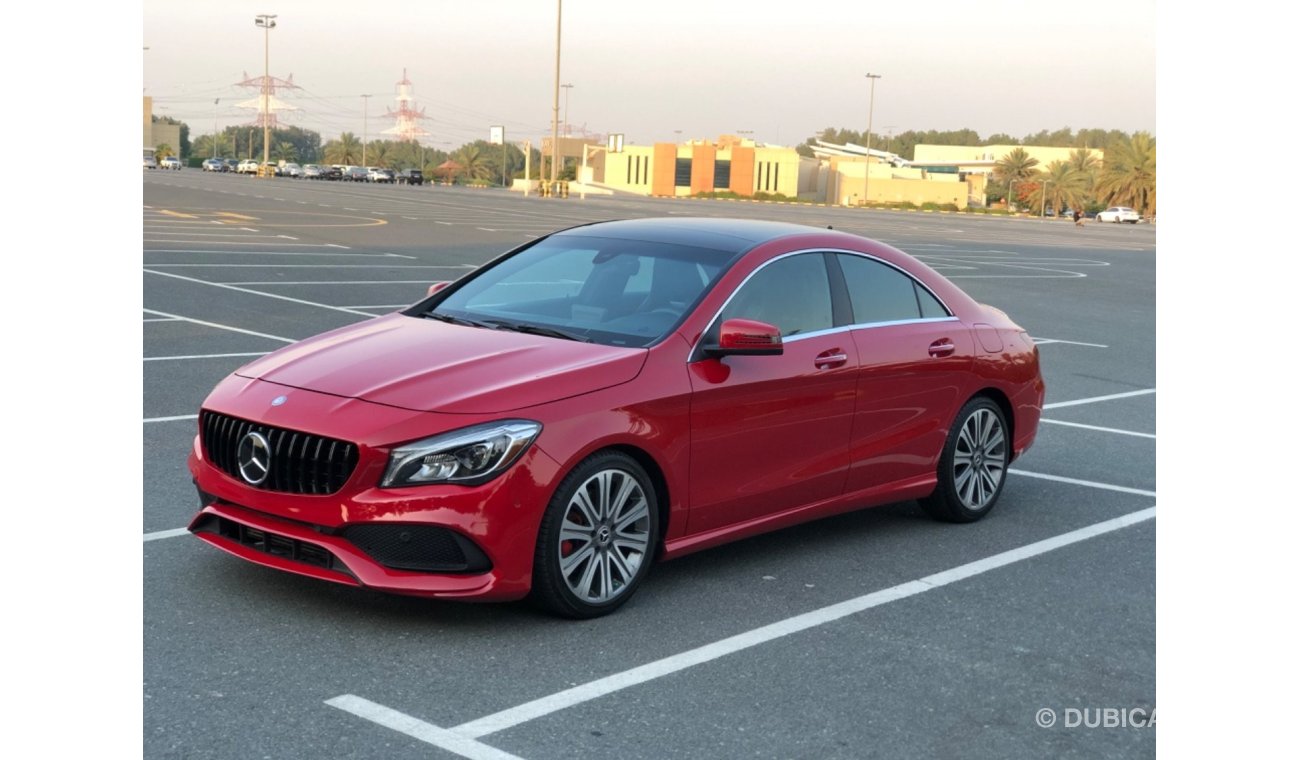 Mercedes-Benz CLA 250 Sport MODEL 2018 car perfect condition inside and outside  no accident  full option panoramic roof