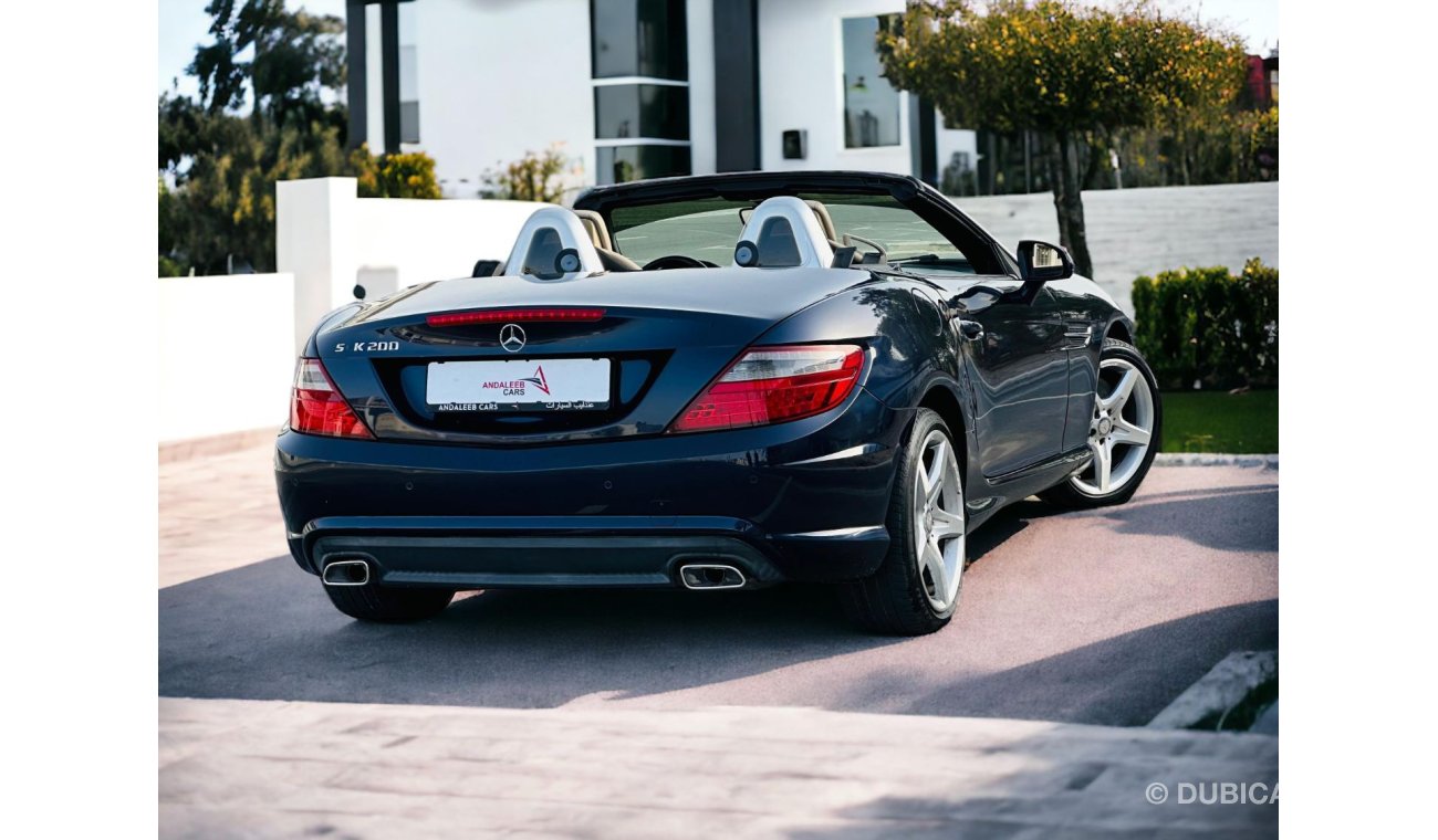 مرسيدس بنز SLK 200 Std AED 1,450 PM | MERCEDES-BENZ SLK-200 | CONVERTIBLE | GCC | LOW MILEAGE | 0% DWONPAYMENT