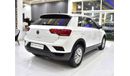 فولكس واجن T ROC EXCELLENT DEAL for our Volkswagen T-ROC ( 2021 Model ) in White Color GCC Specs