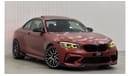 BMW M2 2019 BMW M2 Competition, Warranty, Full BMW Service History, Full Options, Low Kms, GCC