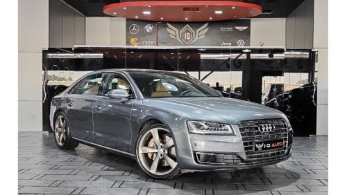 Audi A8 L 60 TFSI quattro Rear Package AED 2,100 P.M | 2016 AUDI A8L 60 TFSI QUATTRO 4.0 L V8  | GCC | FULL 