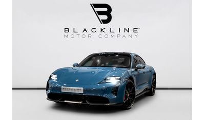 بورش تايكان 2023 Porsche Taycan GTS, 2026 Porsche Warranty, Neptune Blue, Low KMs, GCC