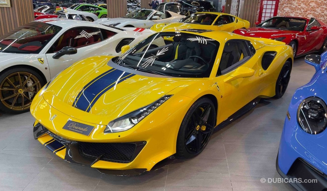 فيراري 488 Pista Spider | 2020 | Giallo Modena | Full Carbon Fiber | 720 HP | Negotiable Price