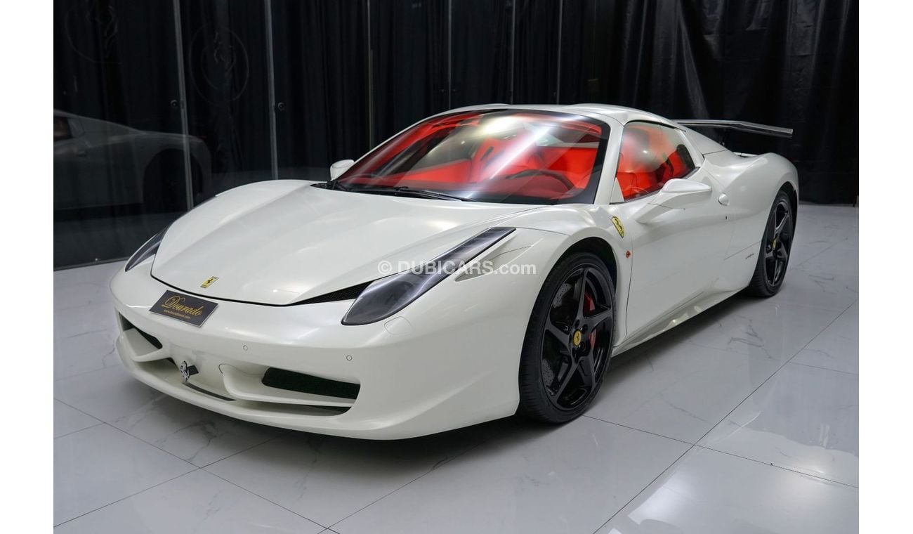 Ferrari 458 Spider | Italia | Type F142 | Used | 2014 | White Bianco Avus