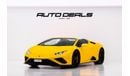 Lamborghini Huracan Spyder | GCC | Warranty | Service History | 5.2L V10