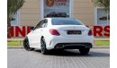 Mercedes-Benz C200 Premium Mercedes-Benz C200 AMG Kit 2020 GCC under Agency Warranty with Flexible Down-Payment.