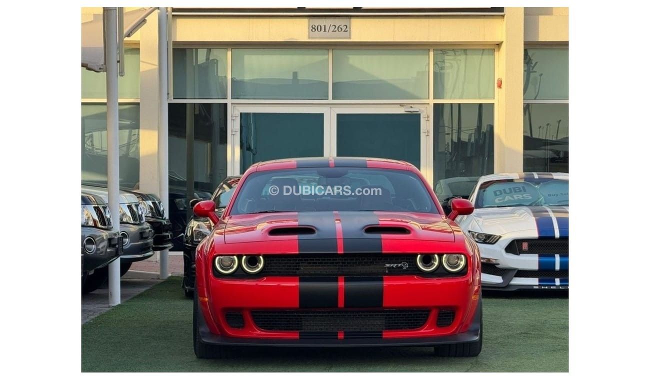 Dodge Challenger !DODGE CHALLENGER SRT HELLCAT WIDEBODY 2019 GCC FULL OPTION FULL SERVICE HISTORY PERFECT CONDITION