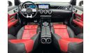 Mercedes-Benz CLA 35 AMG 4MATIC 2023 Mercedes Benz CLA35 AMG 4MATIC, 2027 Mercedes Warranty + Service Pack, Full Options, GCC