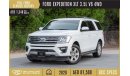 Ford Expedition AED 1,340/month 2020 | FORD EXPEDITION | XLT 3.5L V6 4WD | GCC | FULL FORD SERVICE HISTORY | F45115