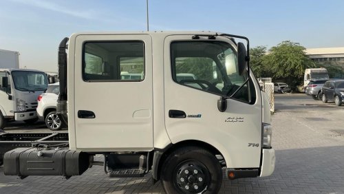 Hino 300 Hino 714 Double Cab Chassis with Turbo & ABS  4.2 TON