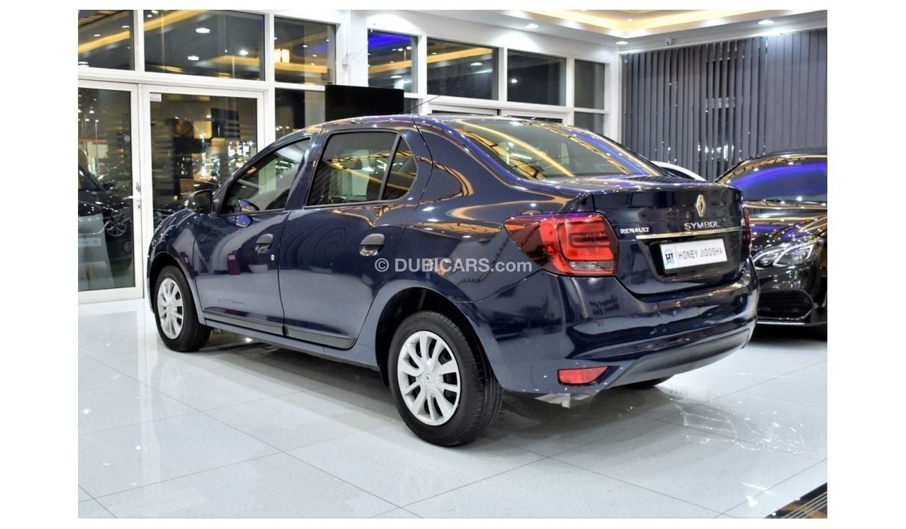 Renault Symbol EXCELLENT DEAL for our Renault Symbol 1.6L ( 2020 Model ) in Blue Color GCC Specs