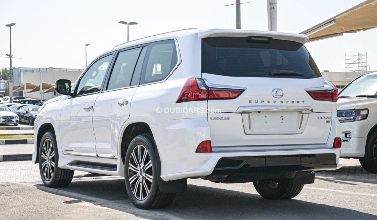 Lexus LX570 LEXUS 570 S MODEL 2017 SUPER SPORT GCC ONLY ONE OWNER WITH SERVICE HISTORY