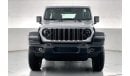 Jeep Wrangler Sport Unlimited| 1 year free warranty | Exclusive Eid offer