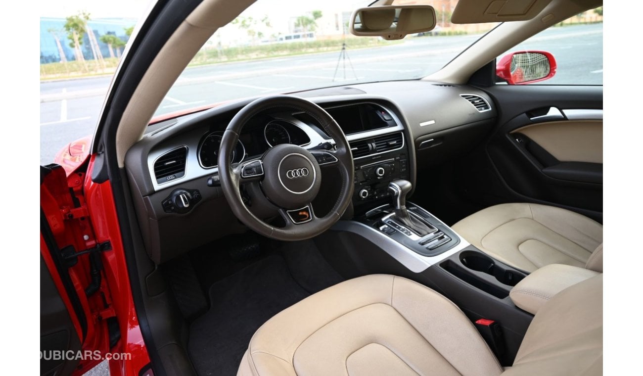 Audi A5 45 TFSI quattro 0% DP - AUDI A5 COUPE - 2.0 TURBO 4WD - FULL AGENCY MAINTAINED - GCC SPECS - FIRST O