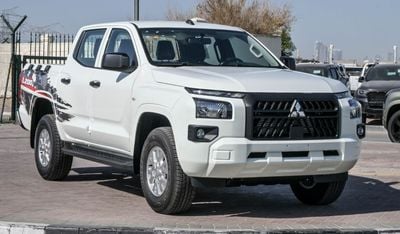 ميتسوبيشي L200 Brand New Mitsubishi L200 2025 Export 2.5L 4WD Diesel GLX | M/T White/Black|L200-GLX-D-4WD-25|