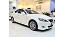 لكزس IS 300 ( ONLY 87000 KM & With SERVICE HISTORY ) Amazing Lexus IS 300 2008 Model!! in White Color! GCC Specs