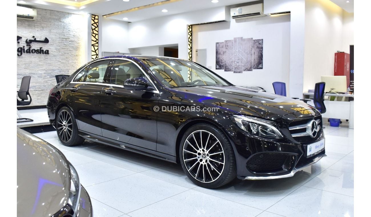 مرسيدس بنز C200 EXCELLENT DEAL for our Mercedes Benz C200 ( 2018 Model ) in Black Color GCC Specs