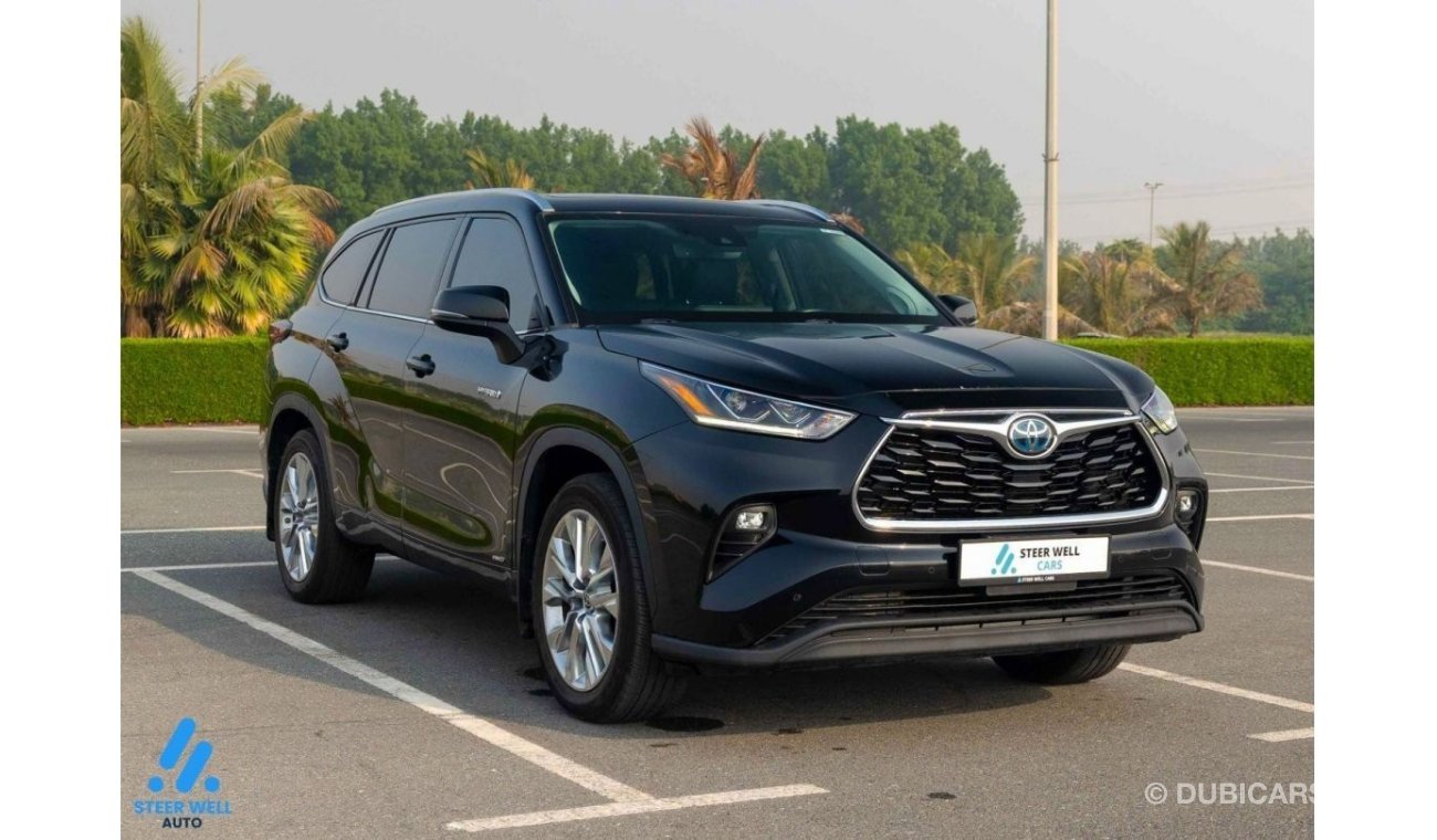 تويوتا هايلاندر ليميتيد 2021 Hybrid A/T - 3.5L AWD SUV - Low Mileage - Ready to Drive - Book Now!