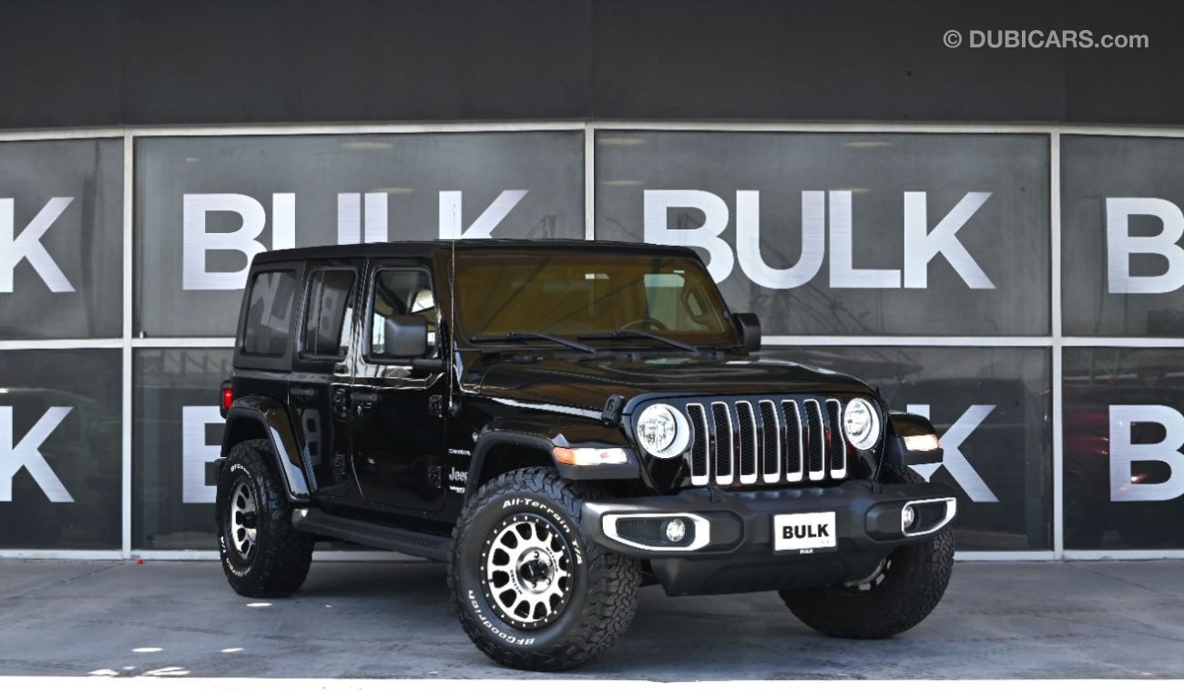 Jeep Wrangler Jeep Wrangler Unlimited Sahara - Original Paint - V6 Engine - Leather Seats - AED 2,100 M/P