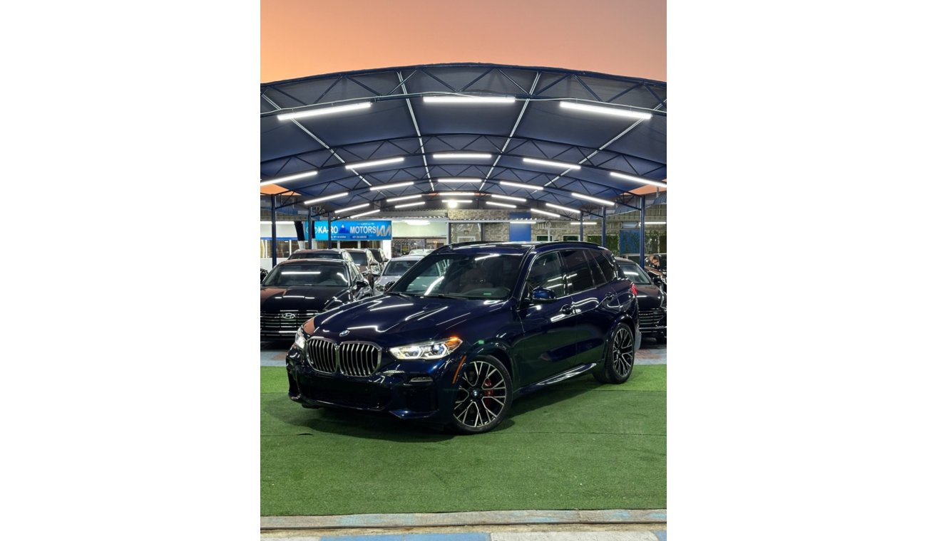 BMW X5 40i X BMW 2021 X5 x-drive 40i Canada 6 cylinder three liter blue