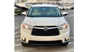 تويوتا هايلاندر 2015 Toyota Highlander LE+ Plus 3.5L V6 - AWD 4x4 - Trunk Auto 7 Seater Electric Seat - 141,000 Mile