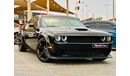 Dodge Challenger RT | Monthly AED 1470/- | 0% DP | Widebody Kit | Custom Leather Seats | Touch Screen | # 59922