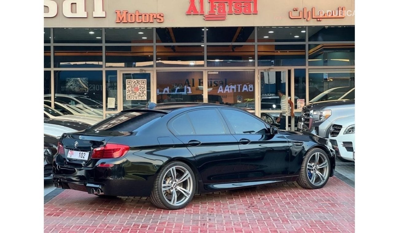 بي أم دبليو M5 Std BMW M5 4.4L  2014 85000KM  BLACK WARRANTE