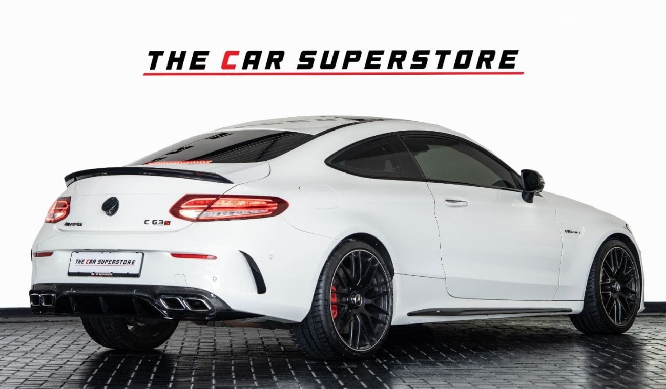 Mercedes-Benz C 63 Coupe 2018 - MERCEDES BENZ C63 AMG - GCC - FULL SERVICE HISTORY - 1 YEAR WARRANTY