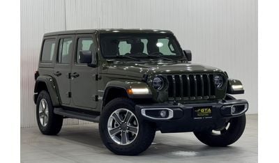 جيب رانجلر Unlimited Sahara 3.6L 2022 Jeep Wrangler Unlimited Sahara, Aug 2027 Jeep Warranty, Full Jeep Service