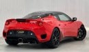 لوتس إيفورا 2021 Lotus Evora GT, Sep 2024 Lotus Warranty, Carbon Fiber Package, Very Low Kms, GCC