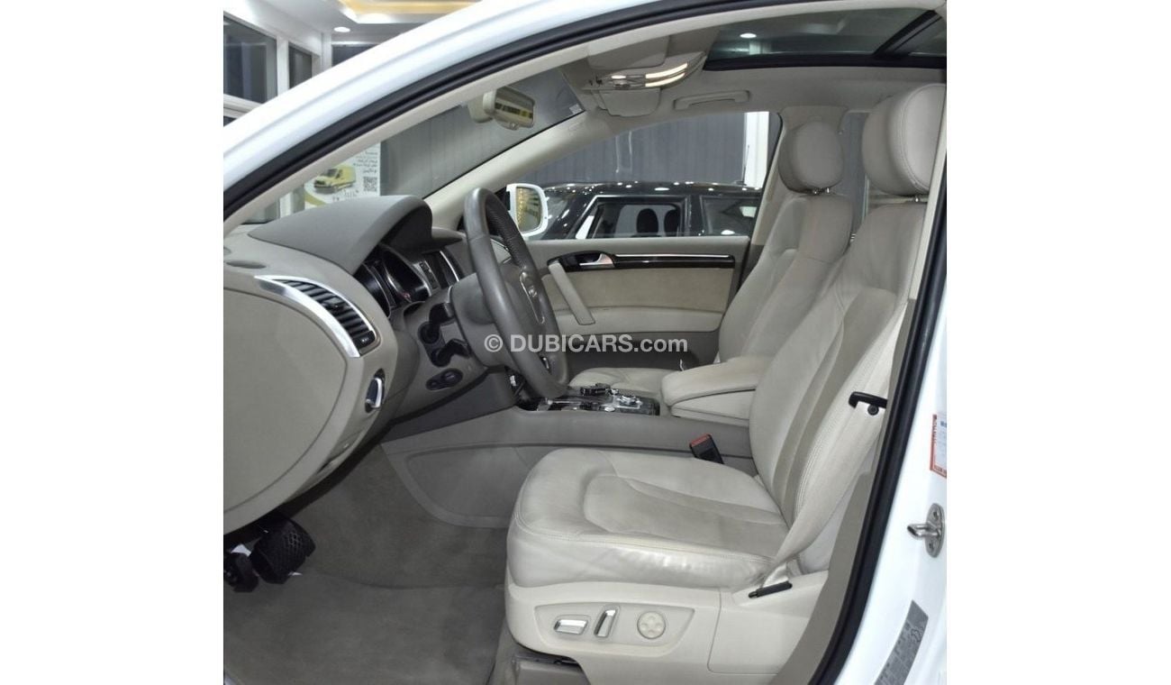 Audi Q7 EXCELLENT DEAL for our Audi Q7 S-Line 4.2L QUATTRO ( 2010 Model ) in White Color GCC Specs