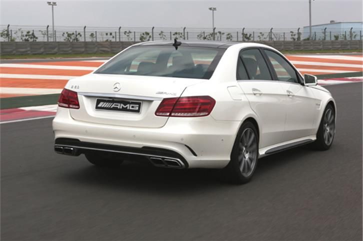 Mercedes-Benz E 63 AMG exterior - Rear Left Angled