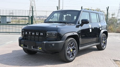 Jetour T2 Jetour T2 2.0L Turbo 4WD Petrol Full Option, Color: Black, Model: 2024