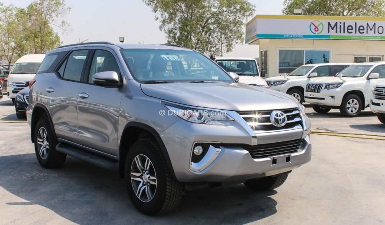 Toyota Fortuner 2.7L Petrol With Leather Seats and TV Silver Color