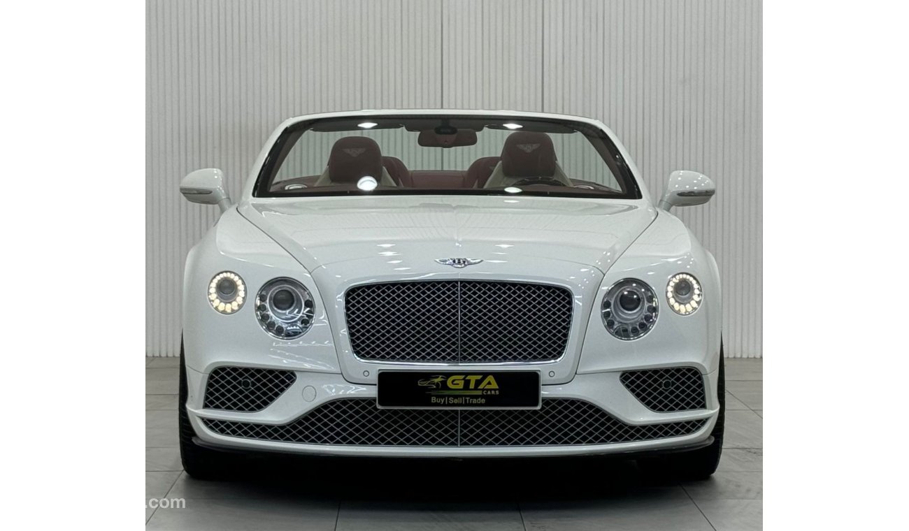 بنتلي كونتيننتال جي تي سي 2016 Bentley Continental GTC V8S Convertible, Full Service History, Excellent Condition, GCC