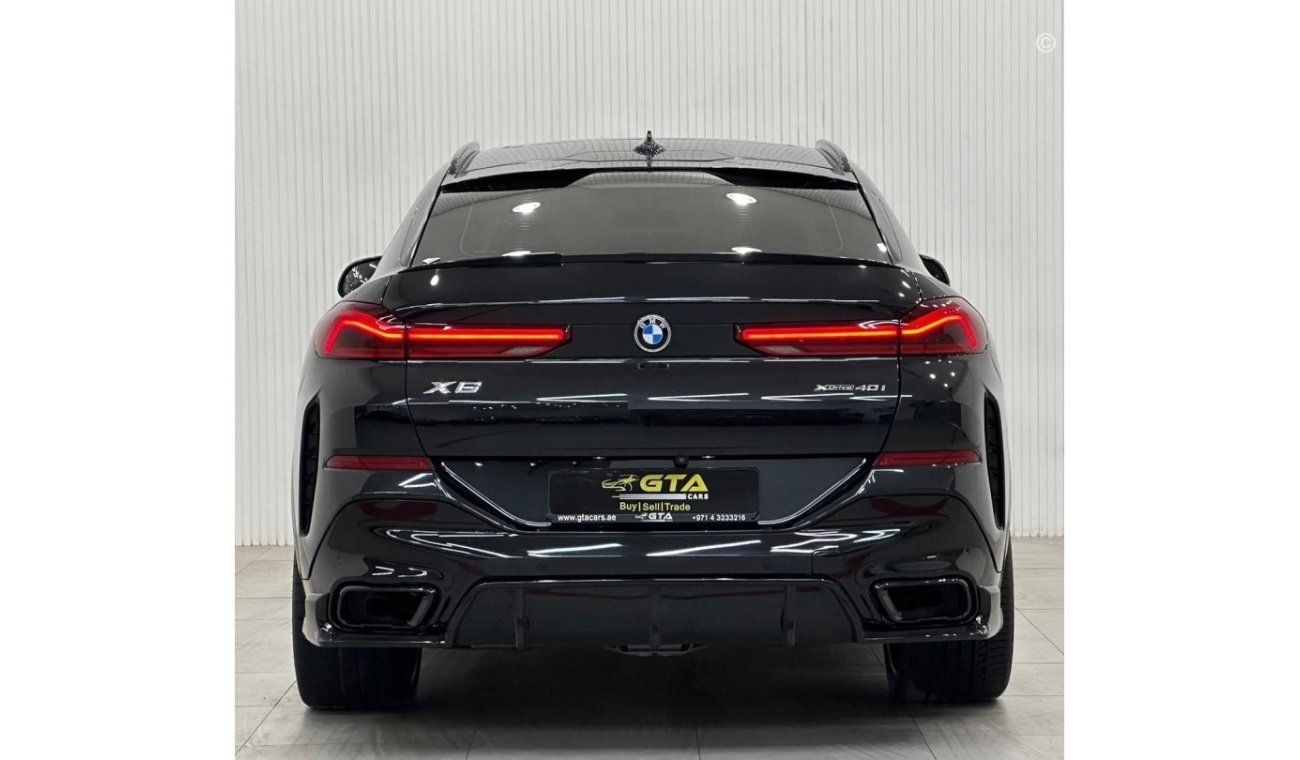 بي أم دبليو X6 xDrive40i لاكجري M سبورت باكج 2020 BMW X6 xDrive40i M-Kit, May 2025 BMW Warranty + Service Pack, Ful