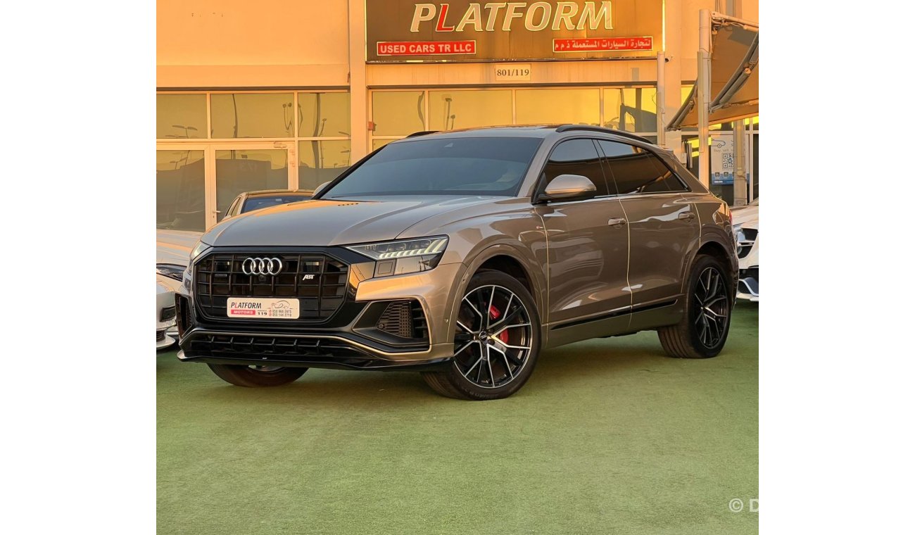 أودي Q8 55 TFSI quattro S-لاين سبورت باكج اودي كيو 8 كواترو اس لاين موديل 2019 مواصفات خليجية صبغ وكالة بدون