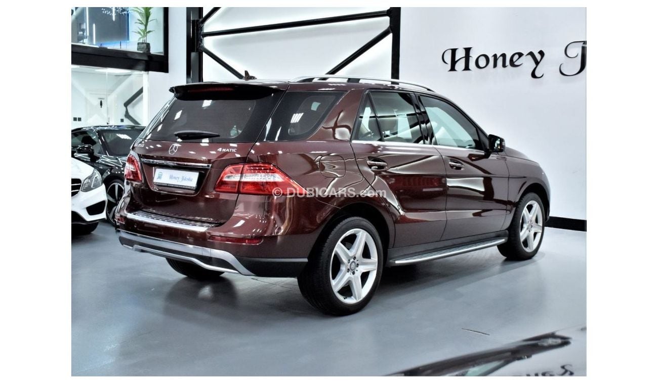 مرسيدس بنز ML 350 EXCELLENT DEAL for our Mercedes Benz ML350 ( 2014 Model ) in Burgundy Color GCC Specs